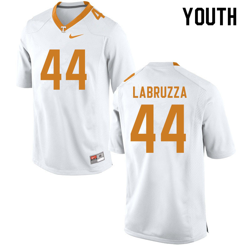 Youth #44 Cheyenne Labruzza Tennessee Volunteers College Football Jerseys Sale-White - Click Image to Close